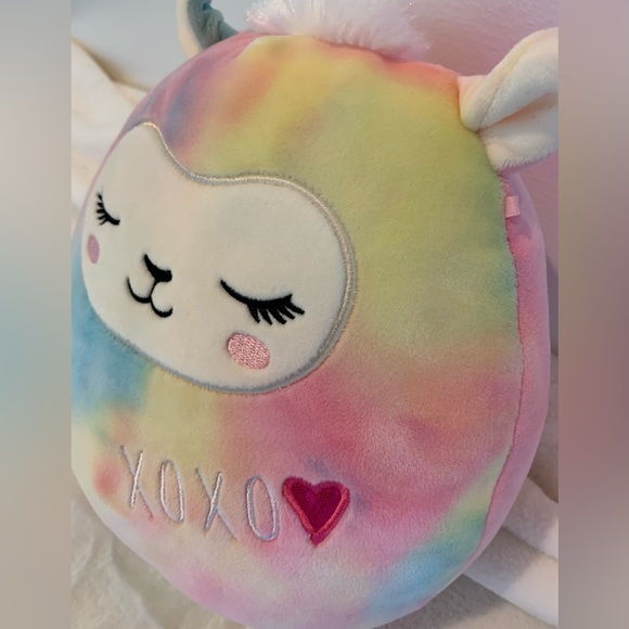 Cute Sleeping Rainbow Tie-Dye Squishmallow - 9” - Picture 3 of 3